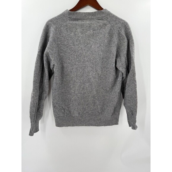 Vintage James Pringle Holm Woolen Mills Inverness Gray wPockets SIZE 40 Cardigan - Picture 2 of 13